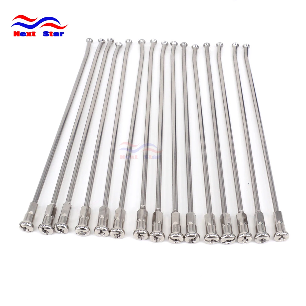

36PCS Motorcycle 19" Stainless Steel Rear Wheel Spokes Nipples For KTM XCFW MX EGS SX SXF SXS SMR 125 200 300 400 505 525 530