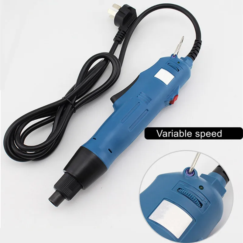 

220-240v Electric Screwdriver Straight Plug Variable Speed Torque Adjustment High Quality Motor Gear Suit 2-6mm Screw Model 802