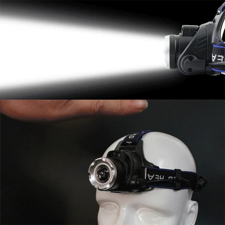 7000лм самый мощный ИК-датчик налобный фонарь T6/L2/V6 налобный фонарь USB Перезаряжаемый рыболовный фонарь с зумом водонепроницаемый Lanterna