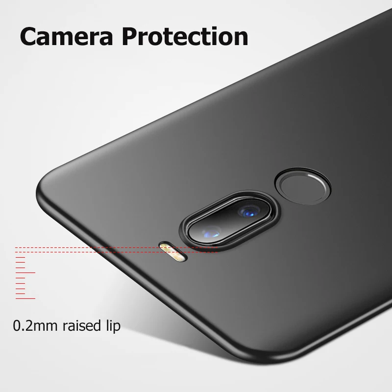Чехол глобальная версия для Meizu Note 8 Роскошный Матовый Жесткий чехол из