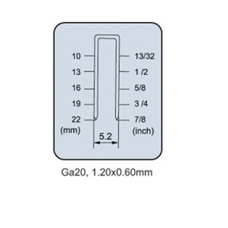 

Pneumatic Air Stapler A422J-C 4mm U Nail Nailer Gun 10-22mm Narrow Crown Staple Stapling Machine