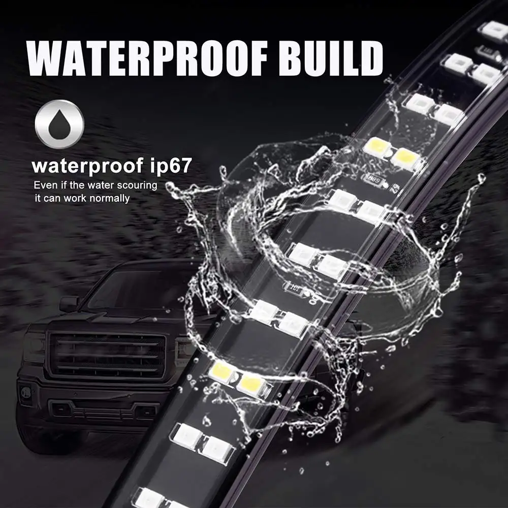 60 ''двухрядные светодиодные задние ворота для грузовиков световая полоса