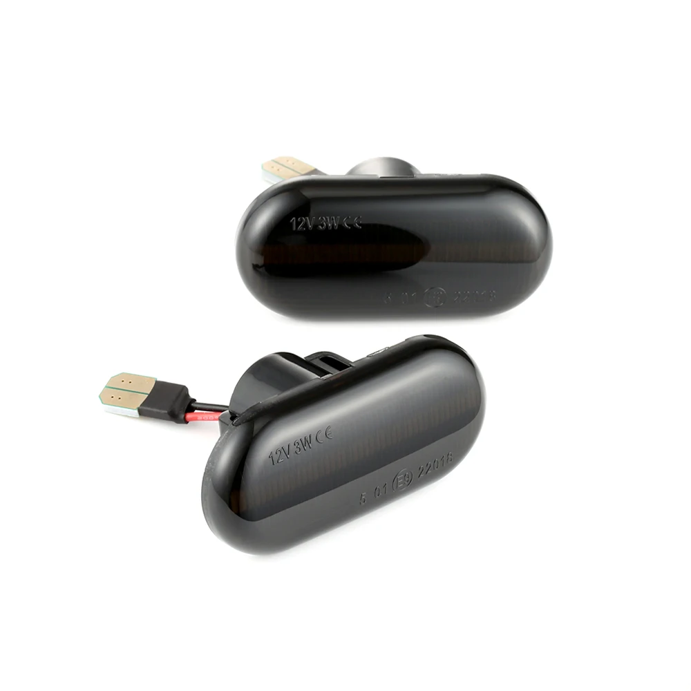 2 pieces Smoke Led Dynamic Flowing Side Marker Turn Signal Light For Dacia Duster Dokker Lodgy | Автомобили и мотоциклы