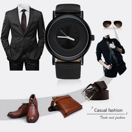 Модные минималистичные мужские часы SINOBI водонепроницаемые спортивные новые