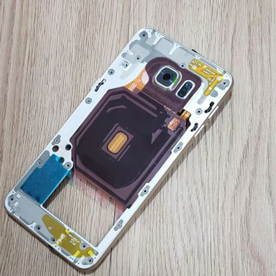 Оригинальный Корпус 100% для Samsung Galaxy S6 Edge plus s6 + G928F средняя рамка Шасси пластина в