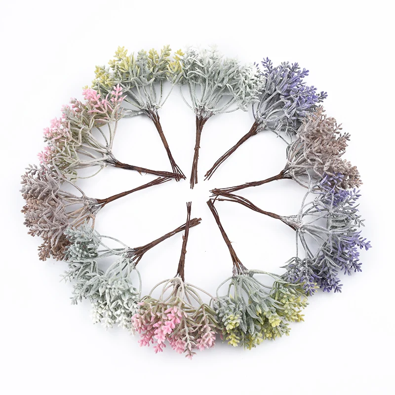 6 шт. искусственные растения декоративные цветы для скрапбукинга Декор дома