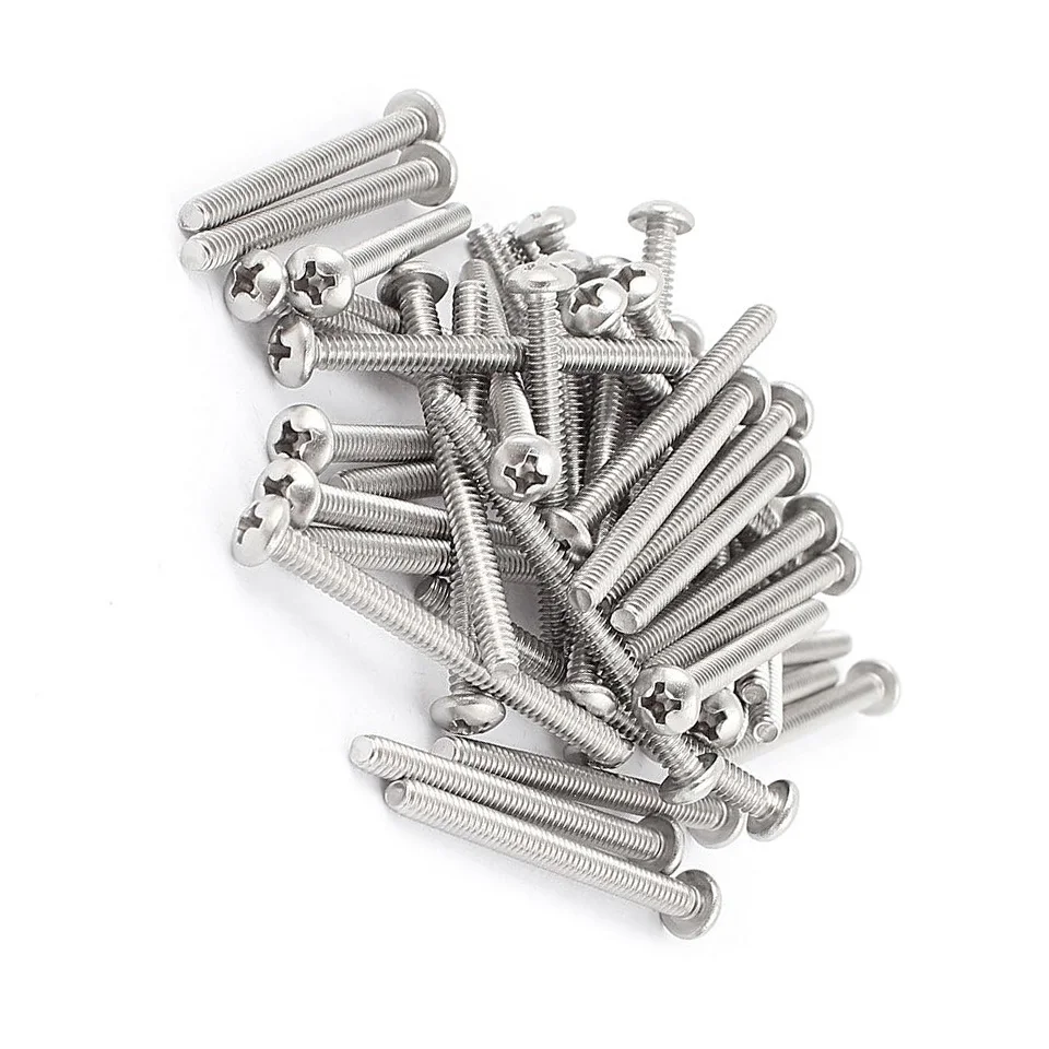 #6-32 x 1 5/8 Inch Phillips Truss Head Bolts Machine Screws 50 Pcs | Обустройство дома