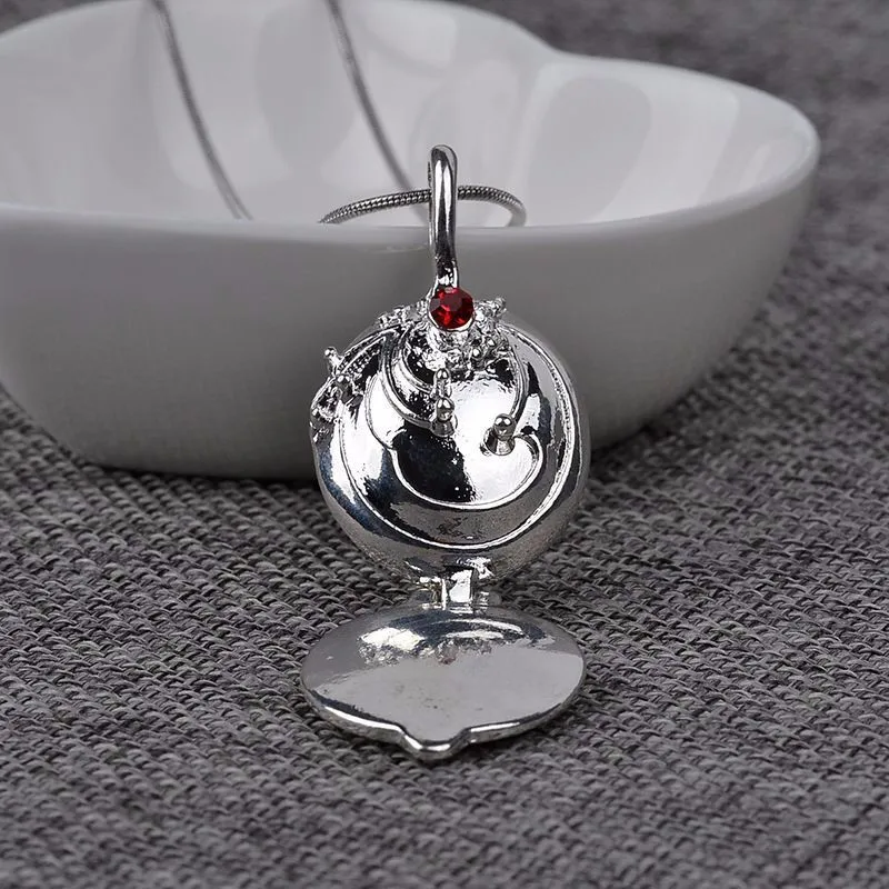 Женский кулон серебряного цвета в виде дневников вампира чокер с Еленой гибером