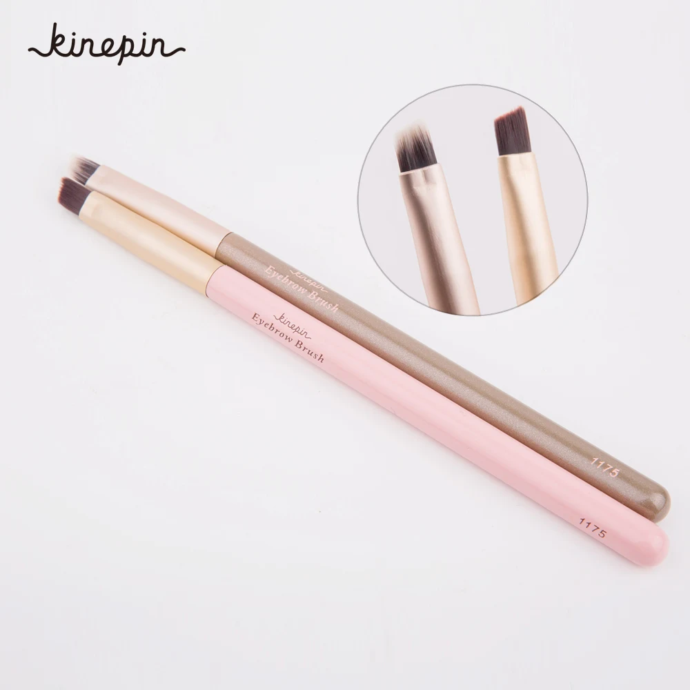 Розовый Профессиональный конический кисть подводка для глаз брови под углом