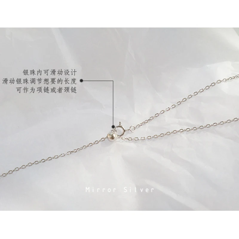 XIYANIKE, 925 пробы, серебряное, с двумя кругами, Стильное короткое ключичное ожерелье для женщин, подарок для девушек, новинка, простой тренд