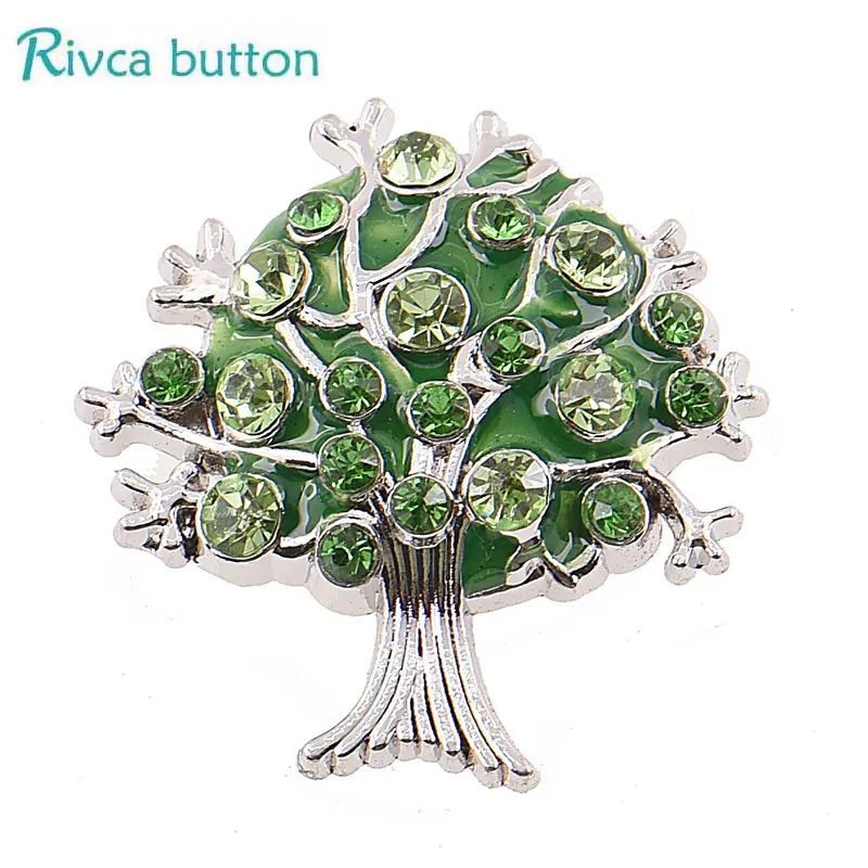 D04281 Rivca оснастка Кнопка ювелирное изделие DIY 18 мм живое дерево имбирный шарик
