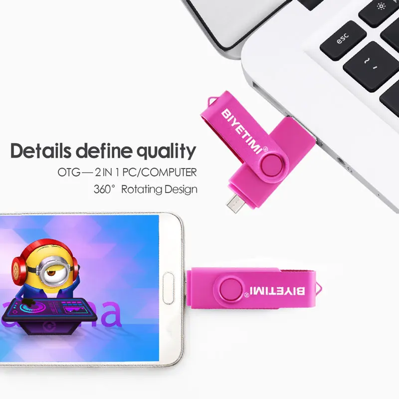 Новый Usb 3 0 Biyetimi OTG USB флеш накопитель для смартфонов/планшетов/ПК 8 ГБ 16 32 64