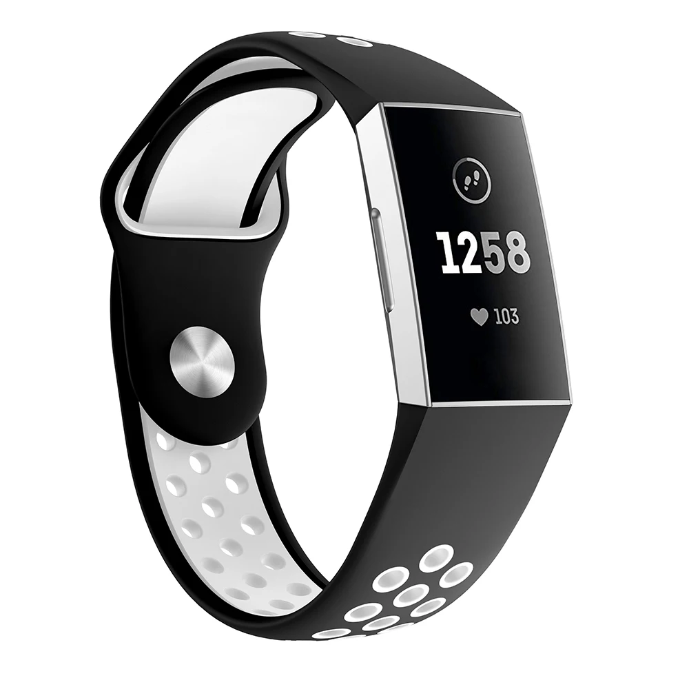 Ремешок для часов Fitbit Charge 3 занятий спортом на открытом воздухе мягкий