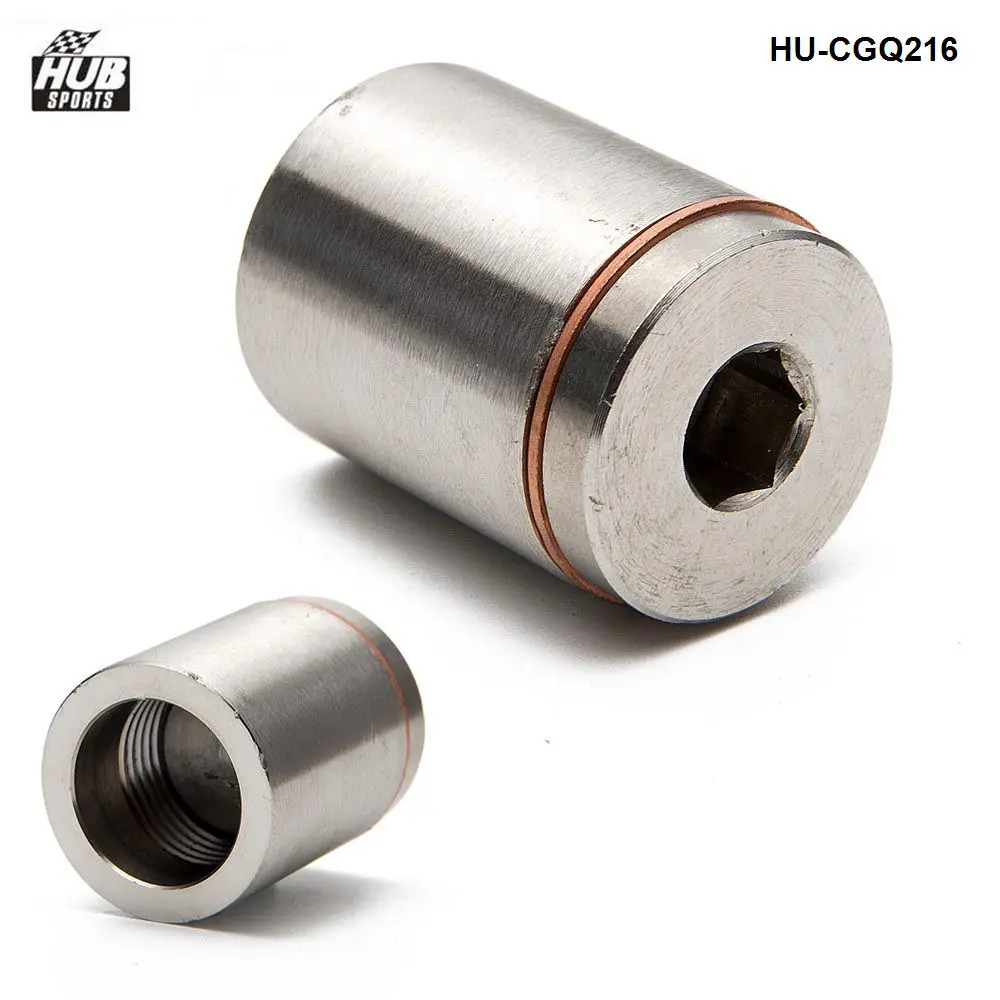 1 &quotНержавеющая сталь O2 Датчик выхлопной сварки булочка (18 мм x 5) W/вилка/крышка