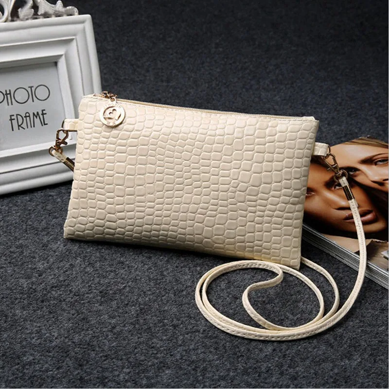 Coofit модные женские сумки через плечо для девочек с крокодиловым узором Clutchs мини