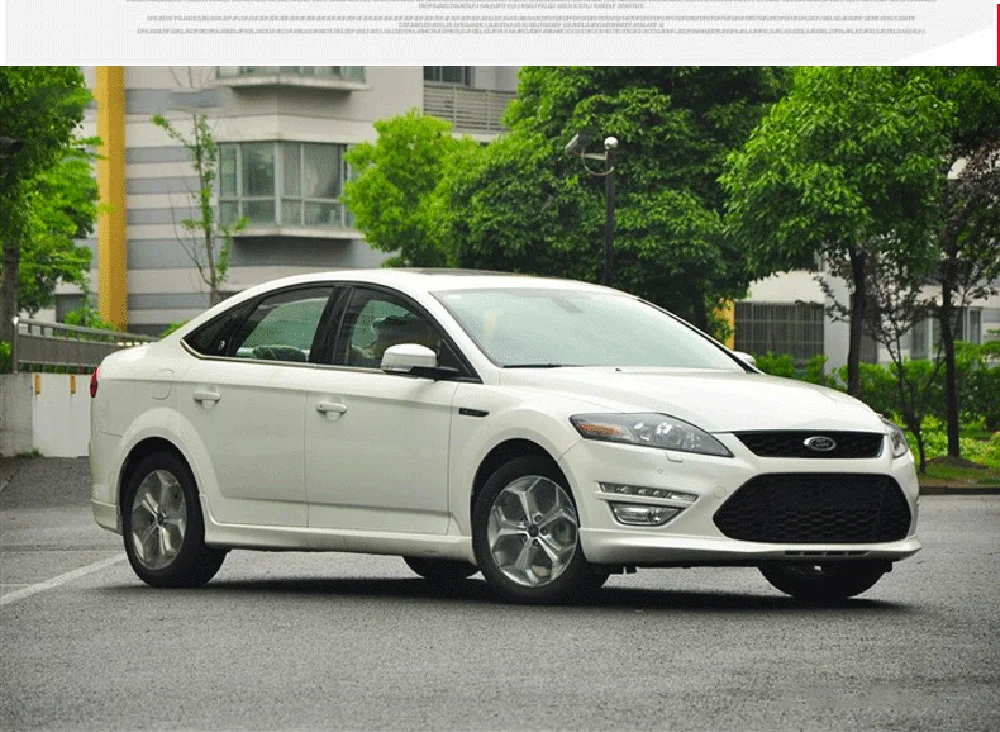 ATIWATT для Ford Mondeo MK4 2011 2012 2013 внешний ABS пластик черный Передний бампер гоночный Центр решетка с бейдж сетка 1 шт