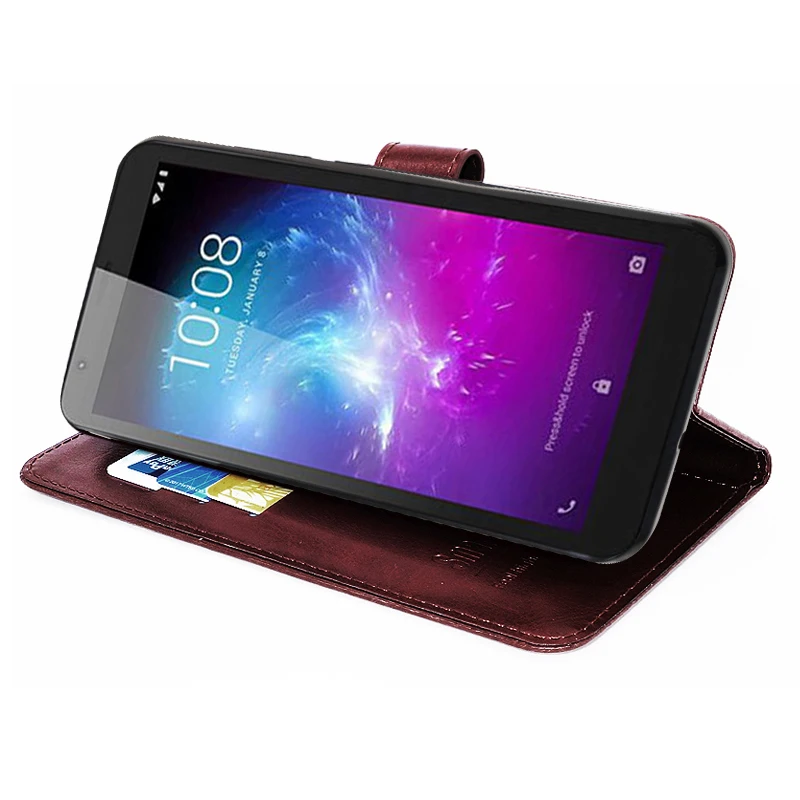 Для zte Blade L8 чехол для Blade A3 Бизнес Флип кожаный чехол-бумажник для zte Blade L8/A3 с магнитным держателем