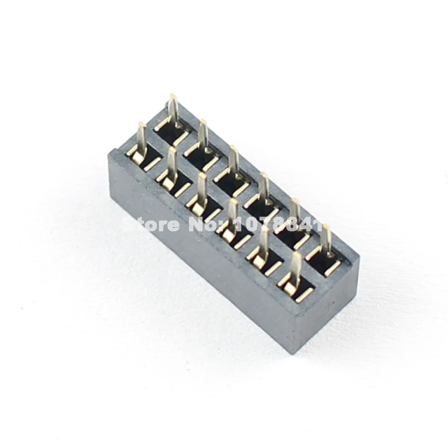 20 штук 2 мм 0 Шаг 2x6 Pin 12 контактный разъем Dual прямые заголовок полосы H = 4 3 мм|pin strip
