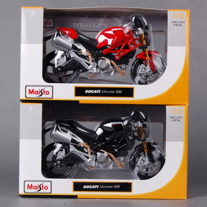 Модель мотоцикла Maisto 1:12 Ducati Monster 696 бесплатная доставка 31189|maisto models|ducati bike modelsducati