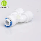 Детали для фильтра для воды 5 шт., равного типа Y, трубка с наружным диаметром 38 дюйма, фитинги для быстрого подключения, аквариумная система обратного осмоса RO Y666