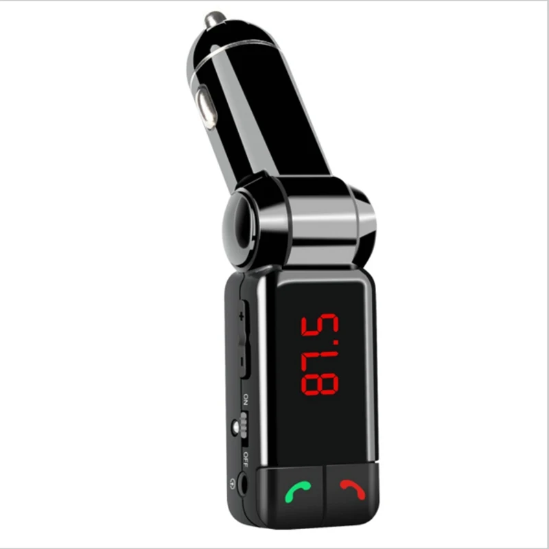 FM-передатчик BC06B ЖК-дисплей Bluetooth автомобильный комплект MP3 SD USB зарядное