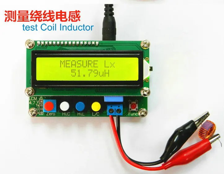 Индуктивный измеритель всех функций тестер индуктивности 1uH-100H Henrymeter емкости и