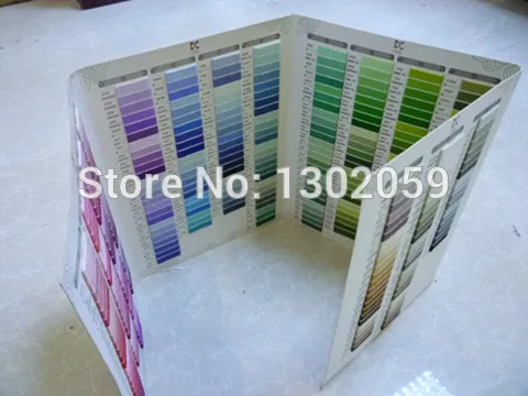 Доступные нитки для вышивки крестом 447 цветная карта-полезный инструмент | Дом и