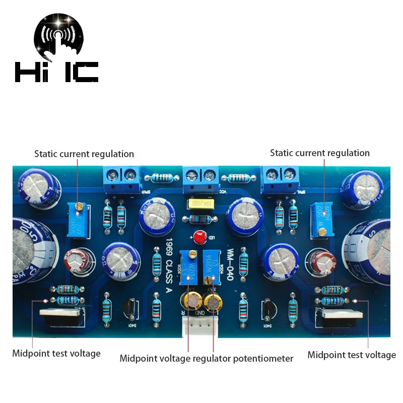 1969 усилитель HIFI Hood NPN 2 0 канальный класса A Shen Jinban Плата усилителя повышенной