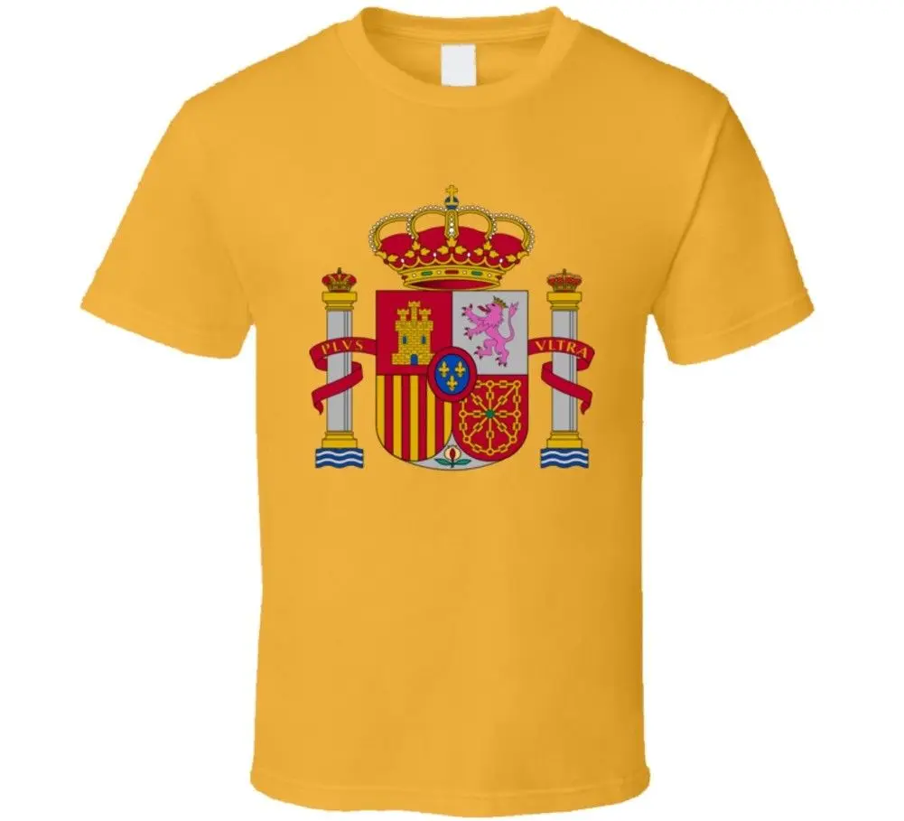

Hot Sale Summer Spain Spanish Coat Of Arms T Shirt Tee Shirt