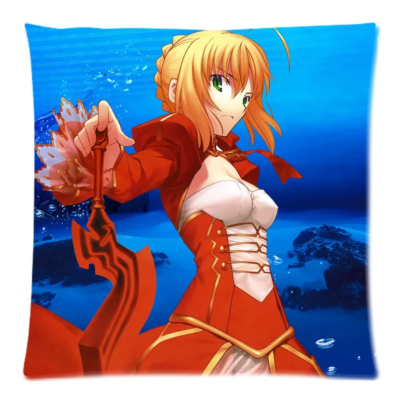 45x45 см чехол для диванной подушки Fate Stay night автомобильного дивана Наволочка на