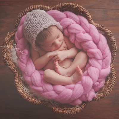 3-4 м новорожденный реквизит для фотосъемки чистая ручная вязка infantile одеяло