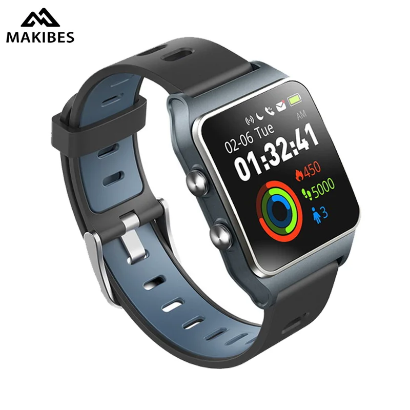 Makibes BR3 gps 17 видов спорта смарт браслет Bluetooth 4 2 пульсометр Strava IP68