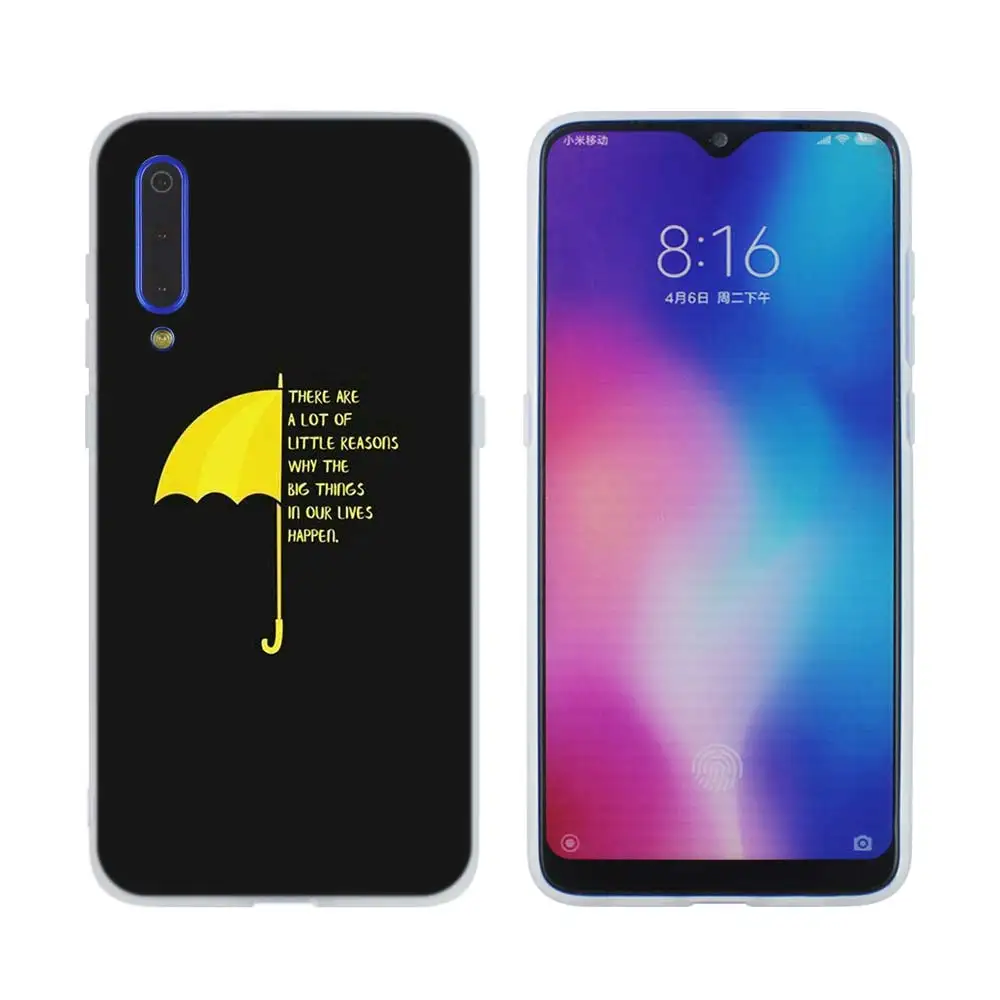 Soft picture 01 Чехол для телефона Xiao mi cc 9 mi 9 8 A2 Lite SE A1 f1 6 6X 5X MAX 3 mi X 2S Cover mi 9 mi 8 how i met My mother himym quotes - Цвет: Soft picture 01