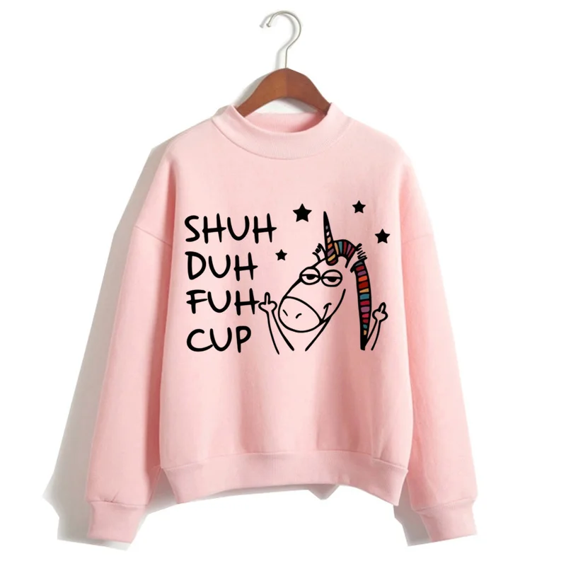 

unicorn harajuku women aesthetic funny korean style Hoodies cartoon ulzzang Casual kawaii Sweatshirt 90s Graphic female