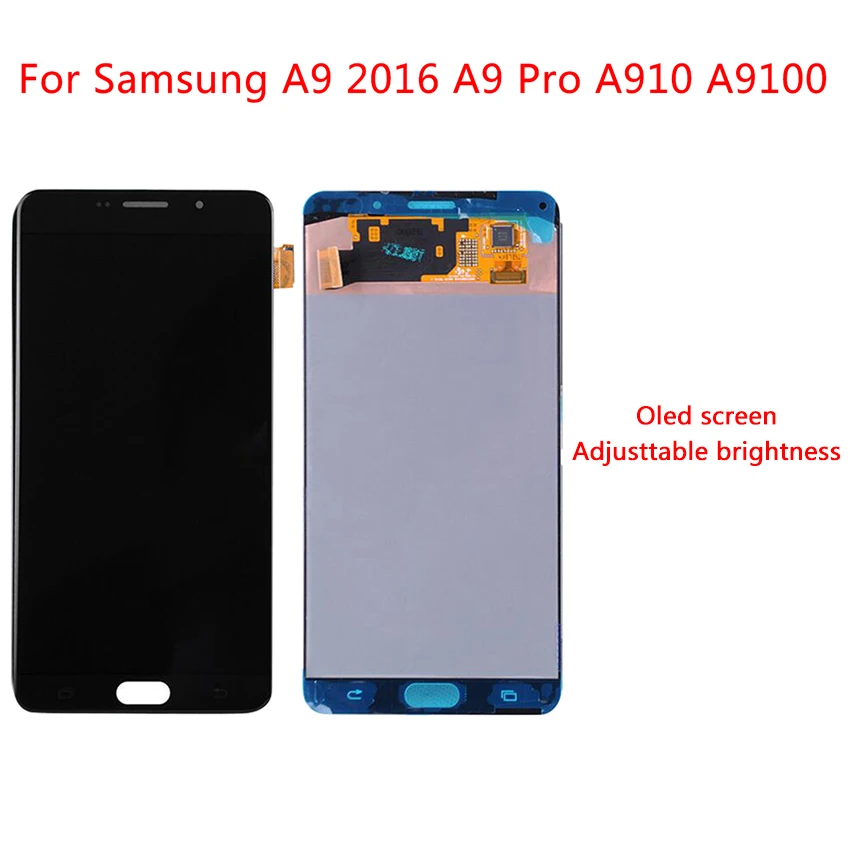 AMOLED дисплей для SAMSUNG Galaxy A9 ЖК экран сенсорный дигитайзер 2016 Pro A910 A9100 Замена