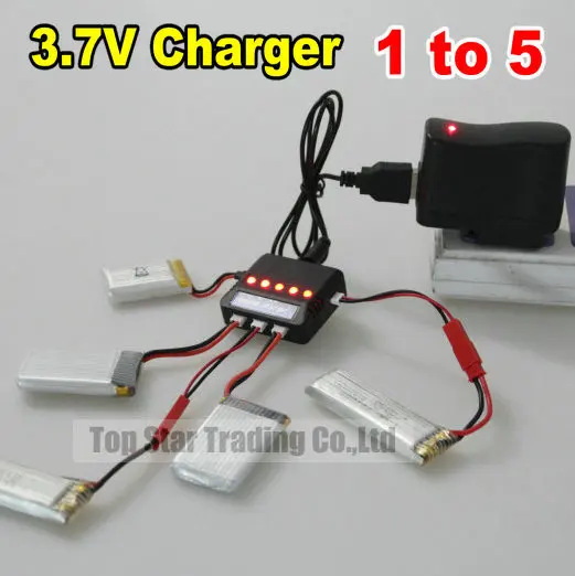 3 7 В USB быстрое зарядное устройство 1 разделено на 5 с пилотный светильник