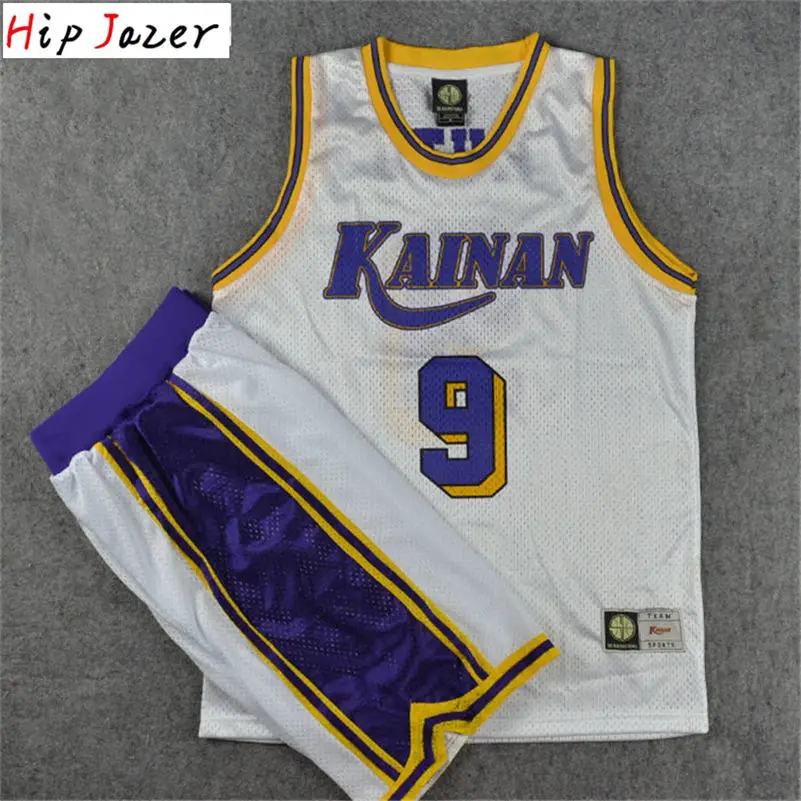 Высокое качество Slam Данк Косплей KaiNan 10# NOBUNGA KIYOTA Shinichi Maki 4# баскетбольная тренировочная форма из Джерси Набор тренировочная форма