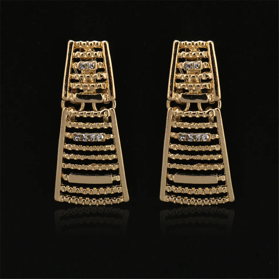 Женский комплект ювелирных изделий ZuoDi набор золотого цвета с африканскими