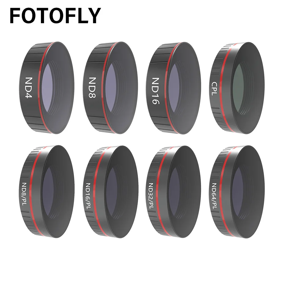 FOTOFLY фильтр объектива камеры для DJI Osmo Action UV CPL ND 4 8 16 32 PL фильтры нейтральной плотности для Osmo экшн-линзы, аксессуары