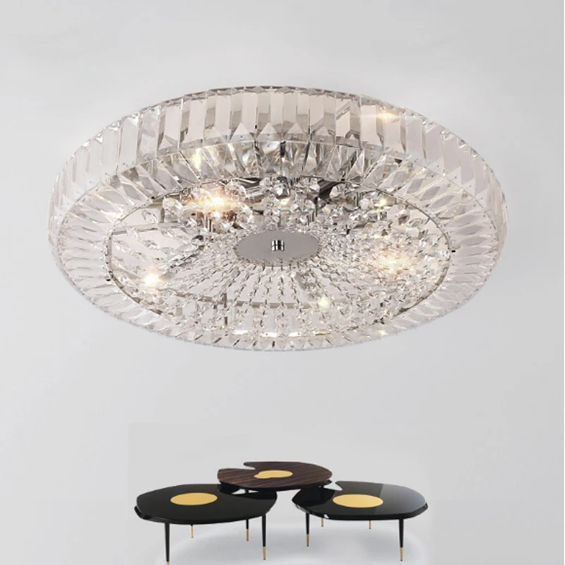 Современная Минималистичная модная хрустальная лампа для гостиной дизайнерская