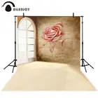 Фон для фотосъемки Allenjoy, студийный фон с изображением роз, стен, арки, окна, для помещений, День святого Валентина