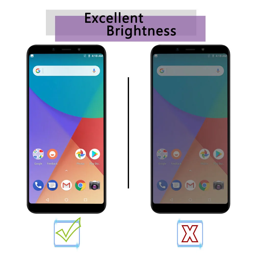 ЖК дисплей класса AAA для Xiaomi Redmi Mi A2 с сенсорным экраном замены 6X дигитайзер рамкой