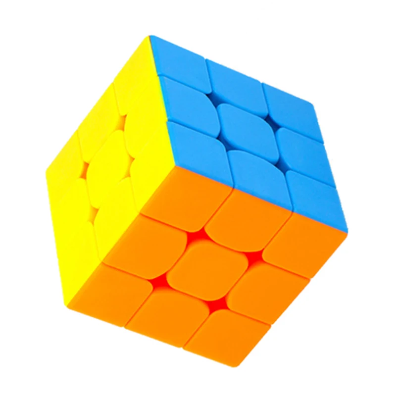 MoYu Cubing класс 3 5 см Брелок магические кубики 3x3 Кубики головоломки многоцветные