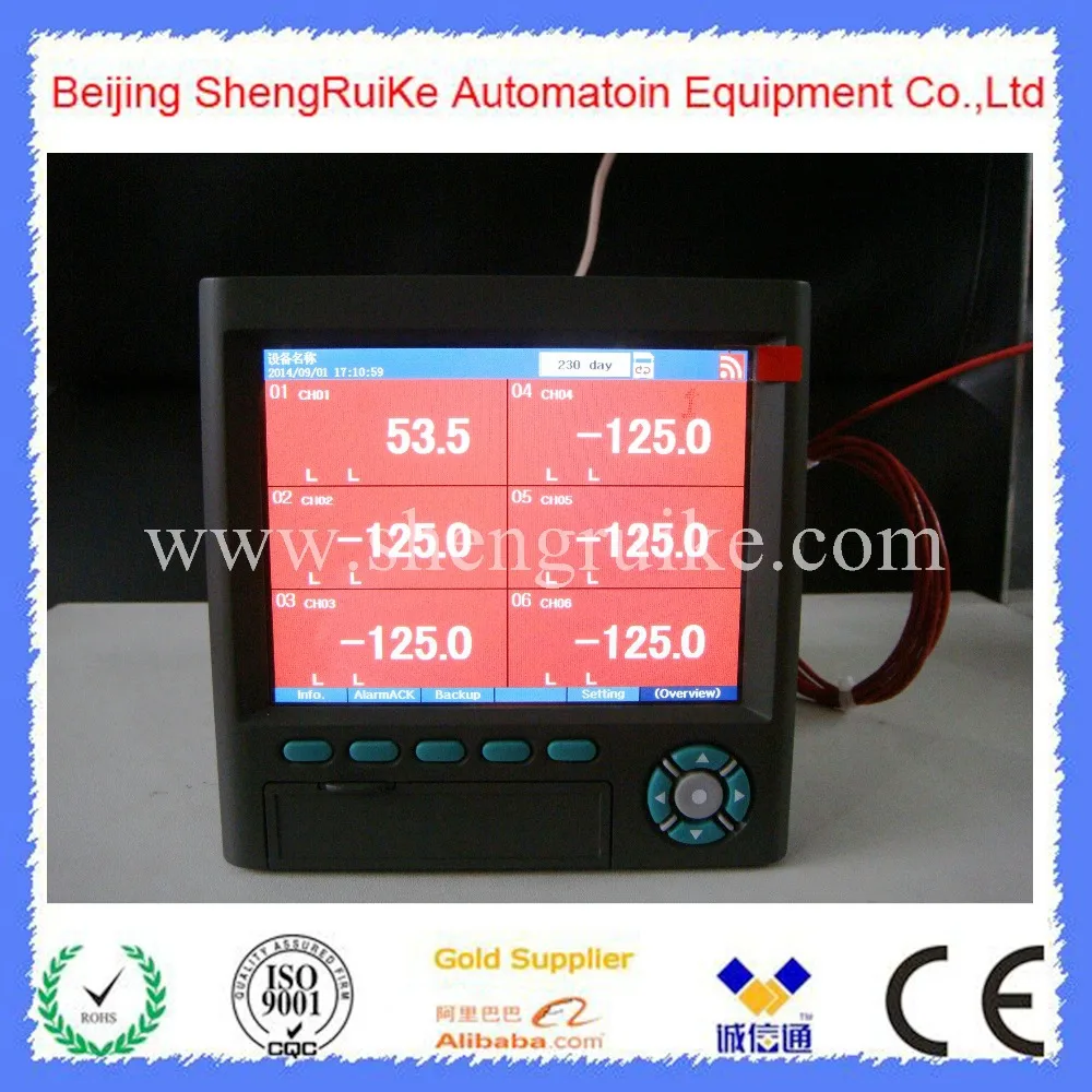 Английский меню Многоканальный регистратор данных r Универсальный вход 220VAC|input| |
