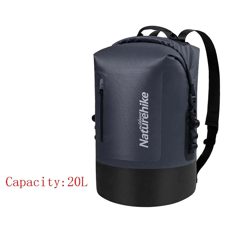 Gray20L Naturehike 420D водонепроницаемая сумка из термополиуретана Открытый сухой мешок реки треккинг сумки водостойкий рюкзак NH18F031-S - Цвет: Gray20L