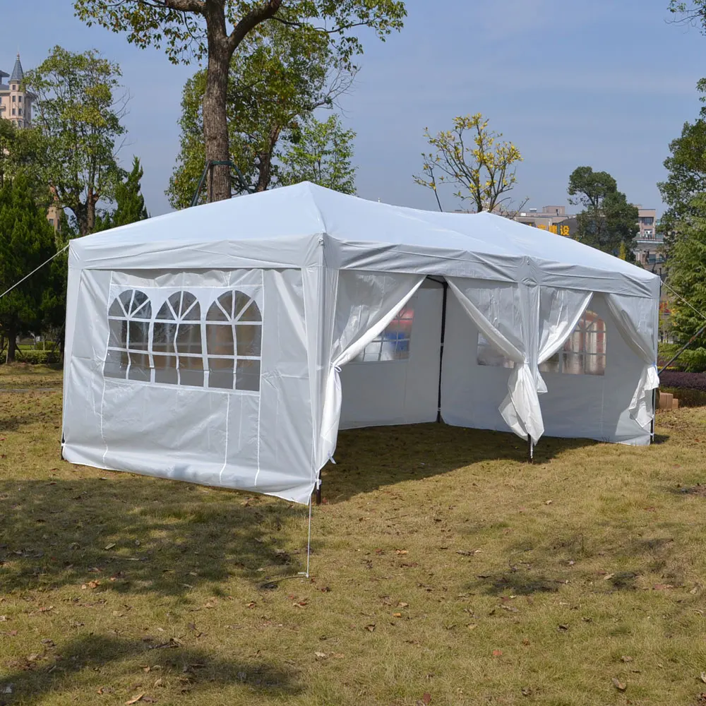 3*6m6 одностороннее (4 windows) дома кемпинг складной тент Pergola Навес Шатер Рекламы