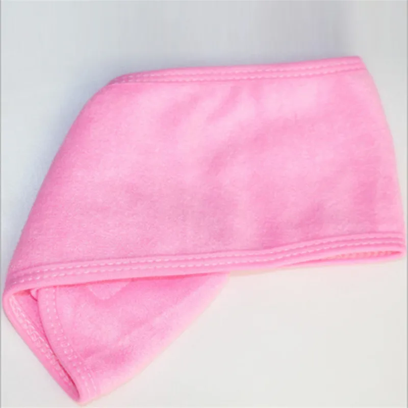 Pink 1 шт., регулируемая повязка для волос, повязка на голову для женщин, простая, карамельного цвета, для красоты, макияжа, полотенечная, мягкая, для салона, спа, для лица, повязка на голову, H108 - Цвет: Pink