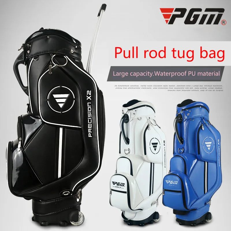 melhor PGM Saco De Golfe Padrão Pull Rod Saco Puxão Com Grande Portátil Capacidade