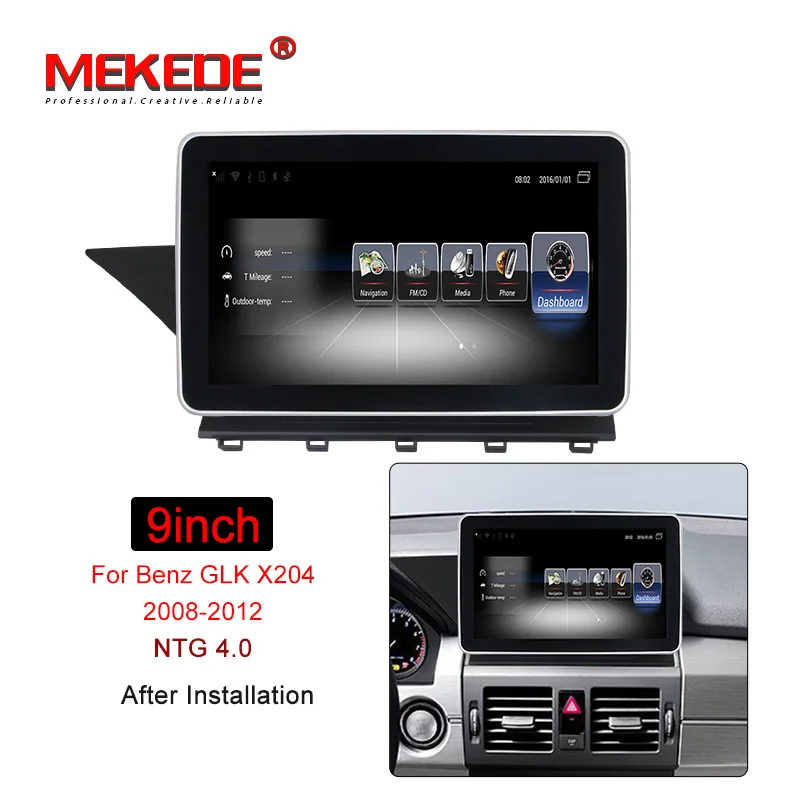 MEKEDE новая модель Автомобильный мультимедийный плеер для Benz GLK Class X204 2008 2015