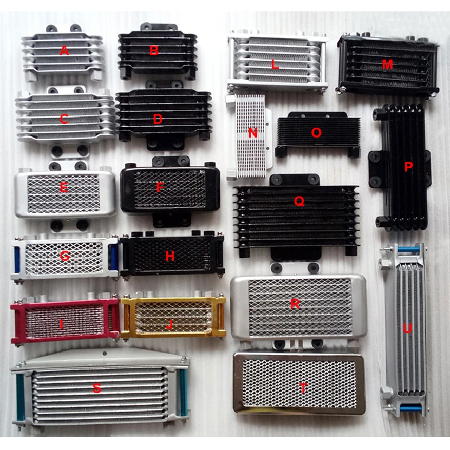 Radiator For Motorcycle Atv Dirt Bike Scooter Go Cart Modified Parts